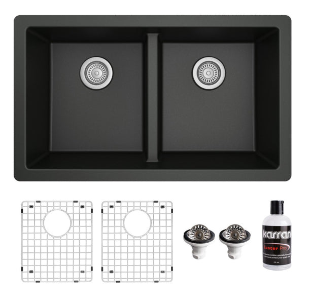 Essence 32" Quartz Composite Undermount Kitchen Sink