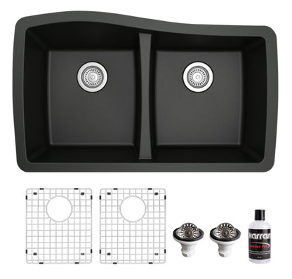 Tidal 34" Quartz Composite Undermount Kitchen Sink