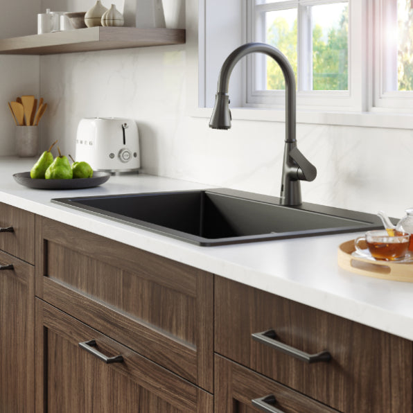 Essence 33" Quartz Composite Top Mount Kitchen Sink