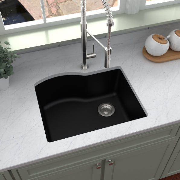 Stonera 24" Quartz Composite Undermount Kitchen Sink