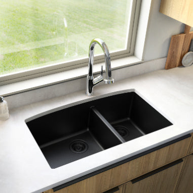 Tudor 33" Quartz Composite Undermount Kitchen Sink