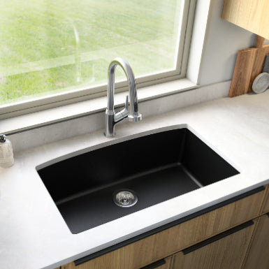 Tudor 33" Quartz Composite Undermount Kitchen Sink