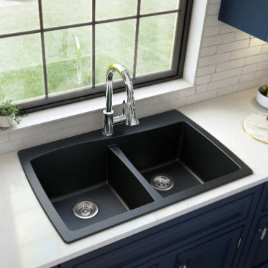 Tidal 34" Quartz Composite Top Mount Kitchen Sink