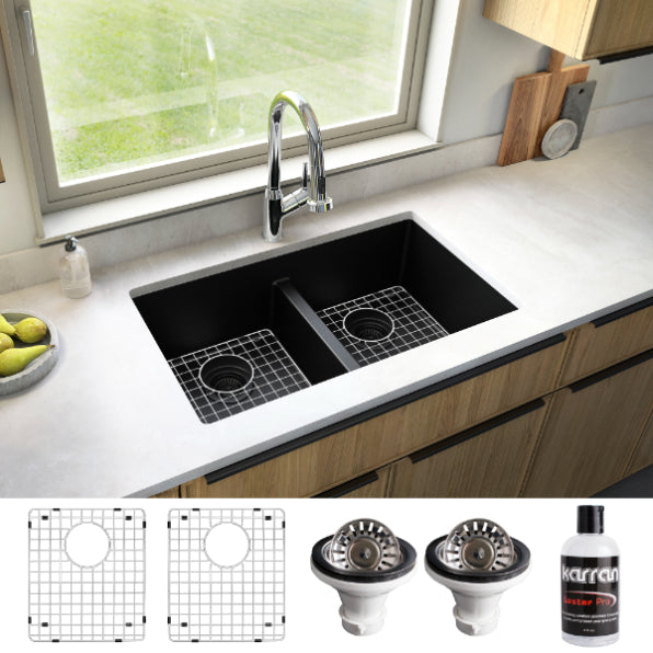 Essence 32" Quartz Composite Undermount Kitchen Sink