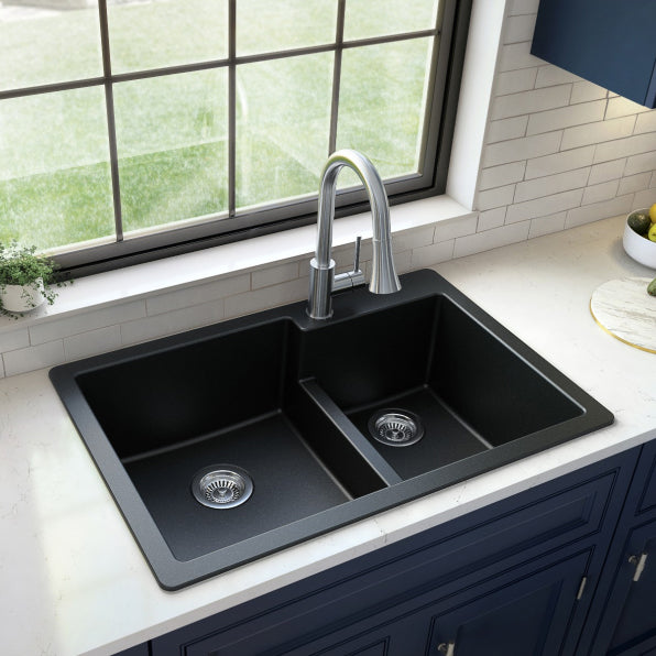 Essence 33" Quartz Composite Top Mount Kitchen Sink