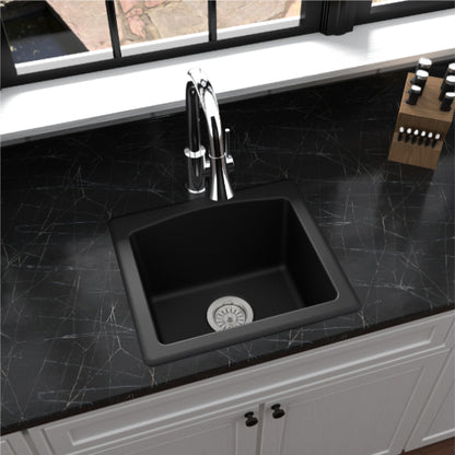 Tudor 18" Quartz Composite Top Mount Bar Sink