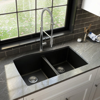 Tidal 34" Quartz Composite Undermount Kitchen Sink