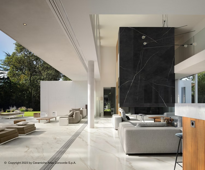 Atlas Concorde HybridSlab™ Black Origin Rectified Porcelain Slab
