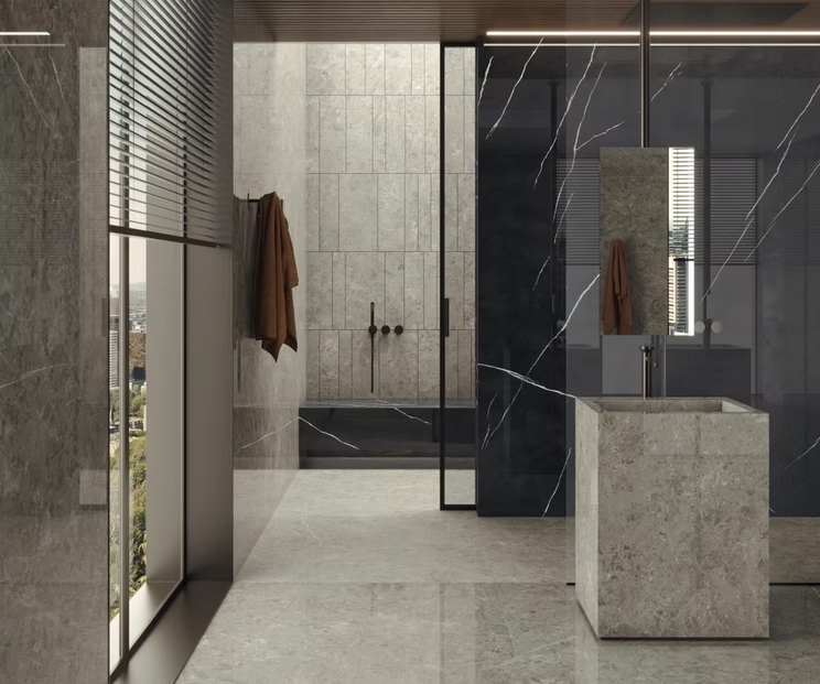Atlas Concorde HybridSlab™ Black Origin Rectified Porcelain Slab