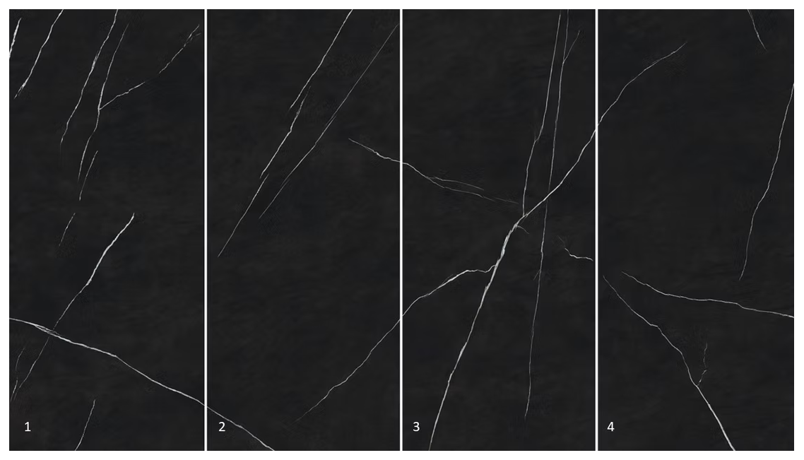 Atlas Concorde HybridSlab™ Black Origin Rectified Porcelain Slab