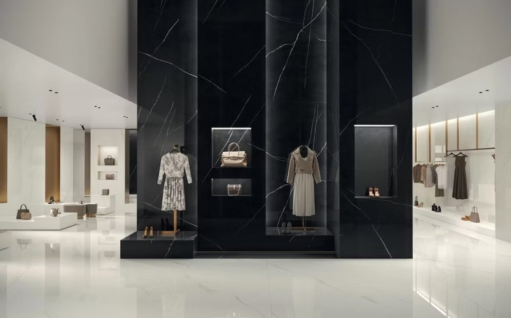 Atlas Concorde HybridSlab™ Black Origin Rectified Porcelain Slab