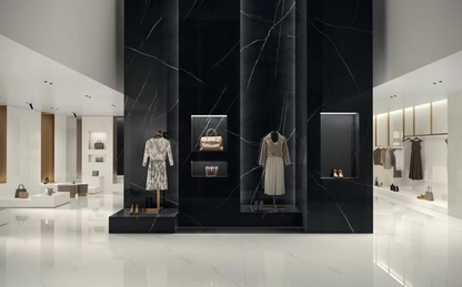 Atlas Concorde HybridSlab™ Black Origin Rectified Porcelain Slab