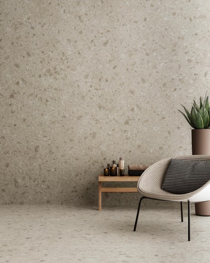 Atlas Concorde HybridSlab™ Boost Mix Ivory Rectified Porcelain Slab