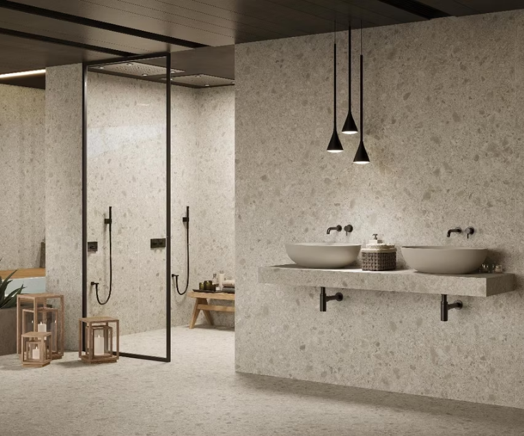 Atlas Concorde HybridSlab™ Boost Mix Ivory Rectified Porcelain Slab