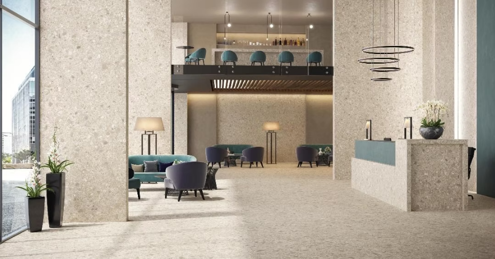 Atlas Concorde HybridSlab™ Boost Mix Ivory Rectified Porcelain Slab