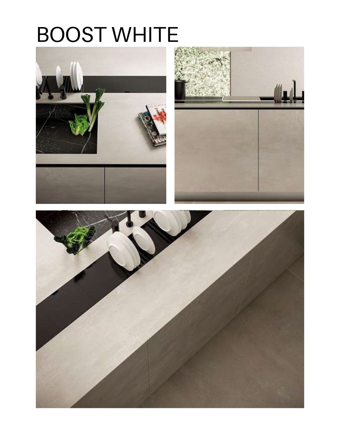 Atlas Plan PorcelainTop™ Boost White Porcelain Slab