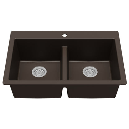 Essence 33" Quartz Composite Top Mount Kitchen Sink