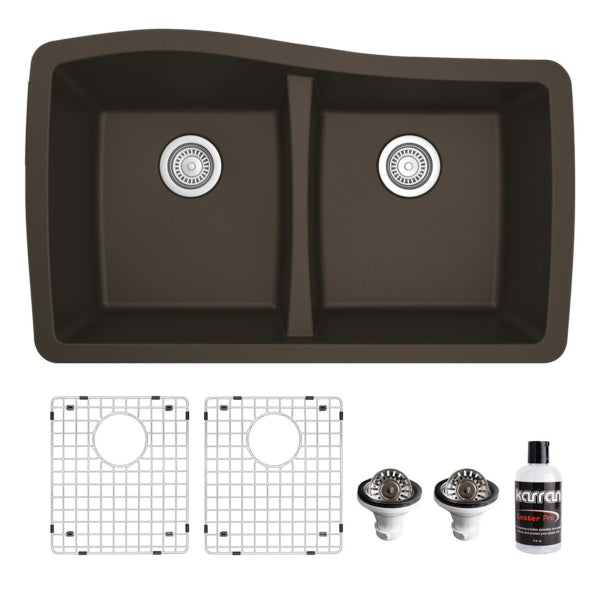 Tidal 34" Quartz Composite Undermount Kitchen Sink