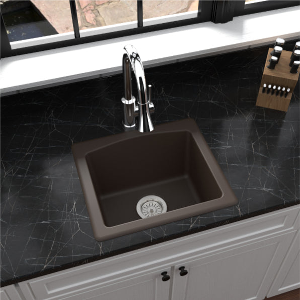 Tudor 18" Quartz Composite Top Mount Bar Sink