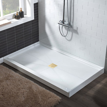 Heartland Solid Surface Shower Base Pan