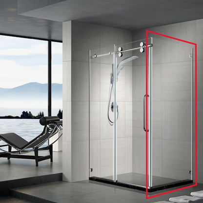 Freja Frameless Single Sliding Shower Door