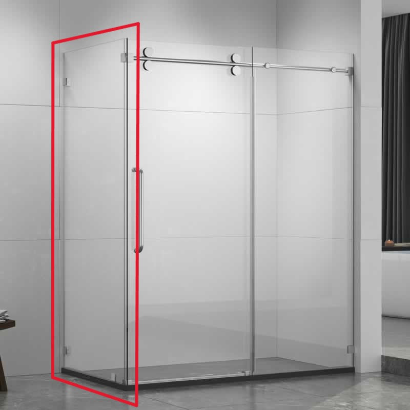 Mirelle Frameless Single Sliding Shower Door