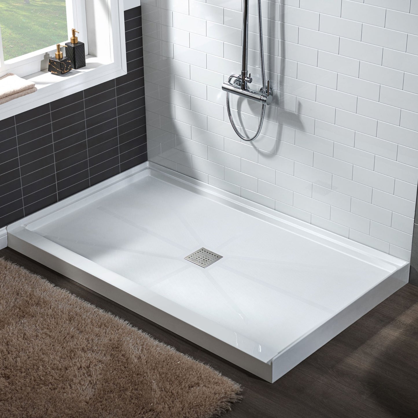 Heartland Solid Surface Shower Base Pan