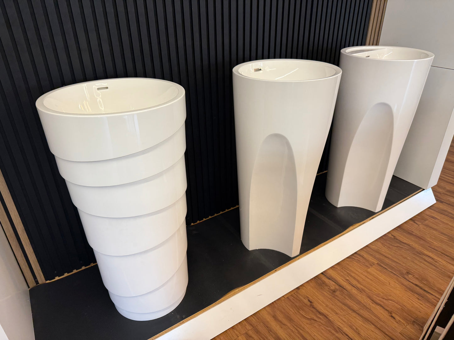 [CLEARANCE] Solid Surface Pedestal Sinks [3 Different Designs]