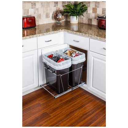 Sloane Wire Bottom-Mount Trashcan Pullout