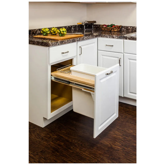 Guinevere Wood Top-Mount Trashcan Pullout Kit