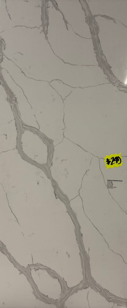 [CLEARANCE] Original Calacatta Quartz Slab