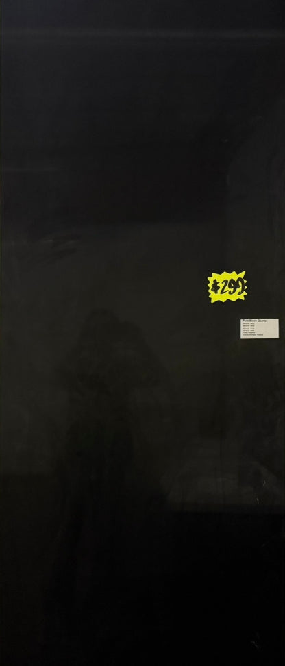 [CLEARANCE] Pure Black Quartz Slab