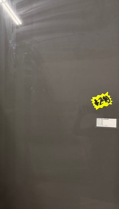[CLEARANCE] Pure Grey Quartz Slab