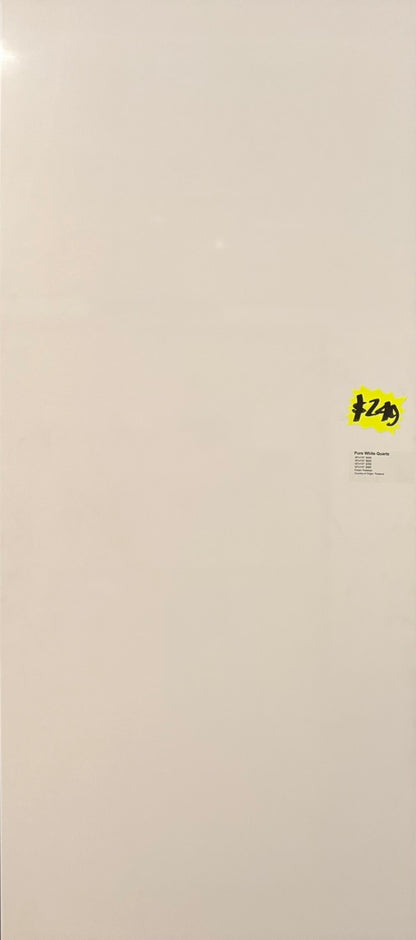 [CLEARANCE] Pure White Quartz Slab