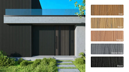 Medium Slatted WPC Exterior Decorative Wall Panel