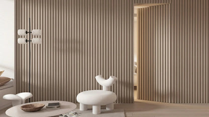 Medium Slatted WPC Interior Decorative Wall Panel