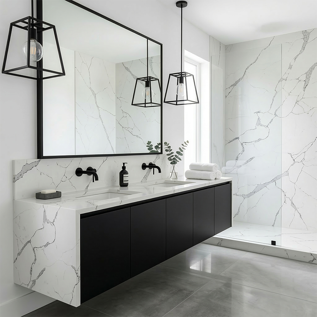 Calacatas Alaska Quartz Slab