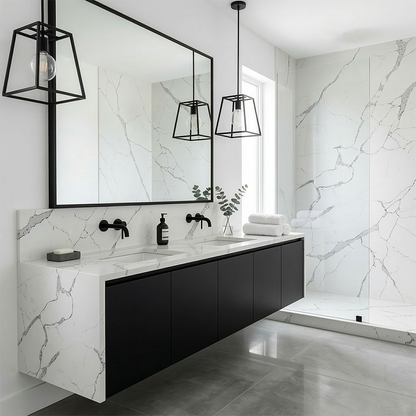 Calacatas Alaska Quartz Slab