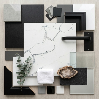 Calacatas Alaska Quartz Slab