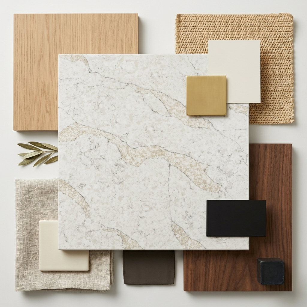 Calacatas Pietra Quartz Slab