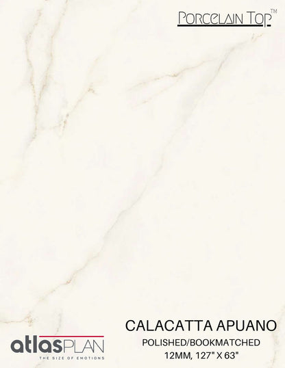 Atlas Plan PorcelainTop™ Calacatta Apuano Porcelain Slab
