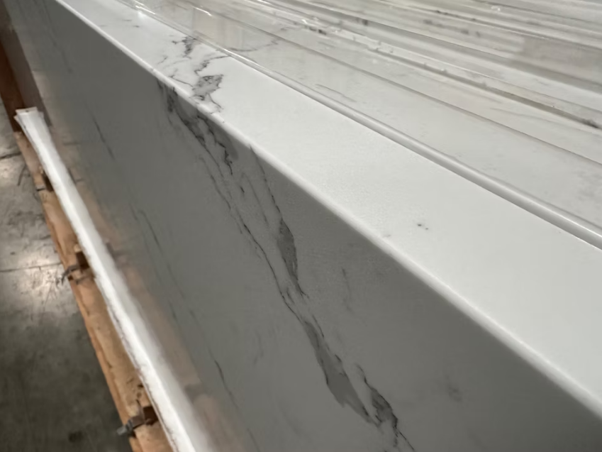 Calacatta Cima Sintera Silica-Free Quartz Slab