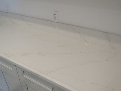 Calacatta De Oro Sintera Silica-Free Quartz Slab