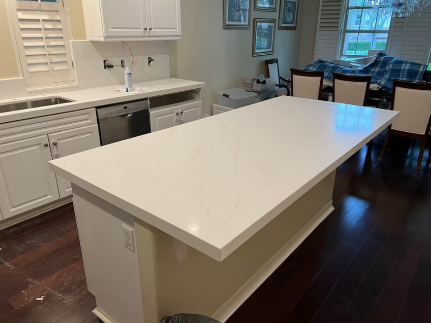 Calacatta De Oro Sintera Silica-Free Quartz Slab