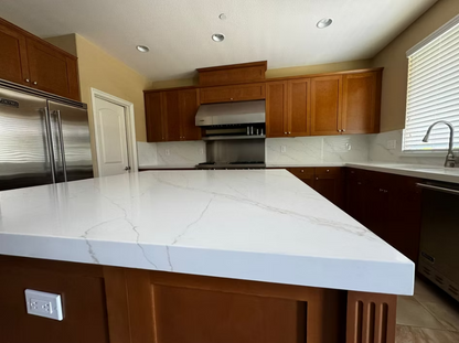 Calacatta De Oro Sintera Silica-Free Quartz Slab