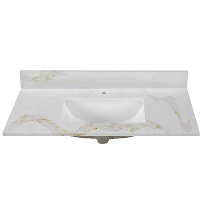 Calacatta Gold Quartz Vanity Top