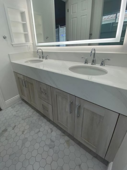Calacatta La Miel Sintera Silica-Free Quartz Slab