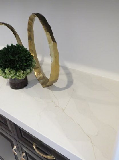 Calacatta La Miel Sintera Silica-Free Quartz Slab