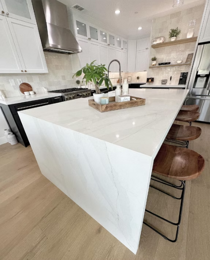 Calacatta La Miel Sintera Silica-Free Quartz Slab