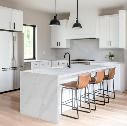 Calacatta Melaza Sintera Silica-Free Quartz Slab